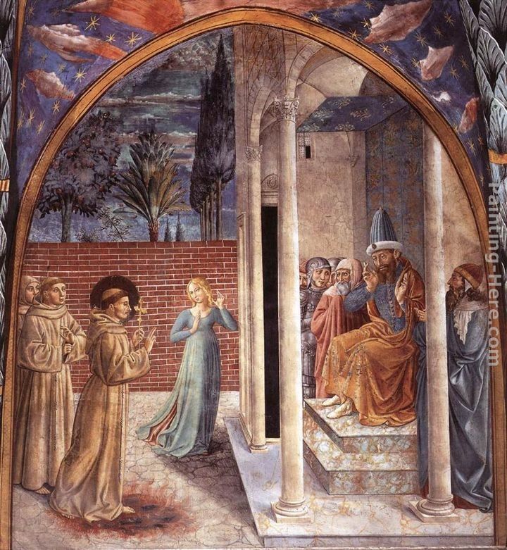 Benozzo di Lese di Sandro Gozzoli Scenes from the Life of St Francis (Scene 10, north wall)